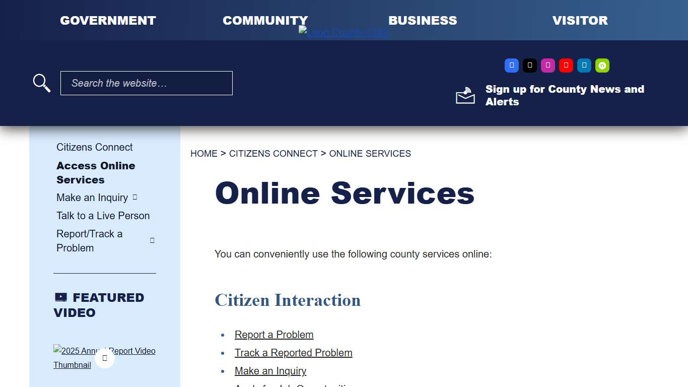 Online Services